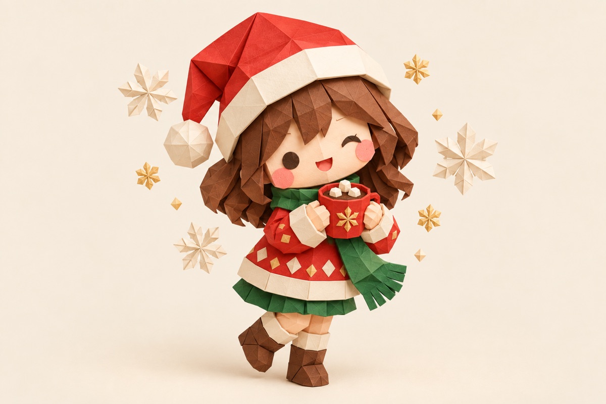 Pose chụp ảnh Noel: dáng chụp Giáng sinh xinh cho 4 ô