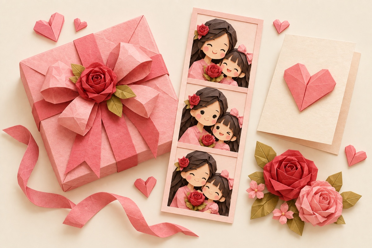 Quà 20/10 tự làm từ ảnh photobooth tặng mẹ, người yêu