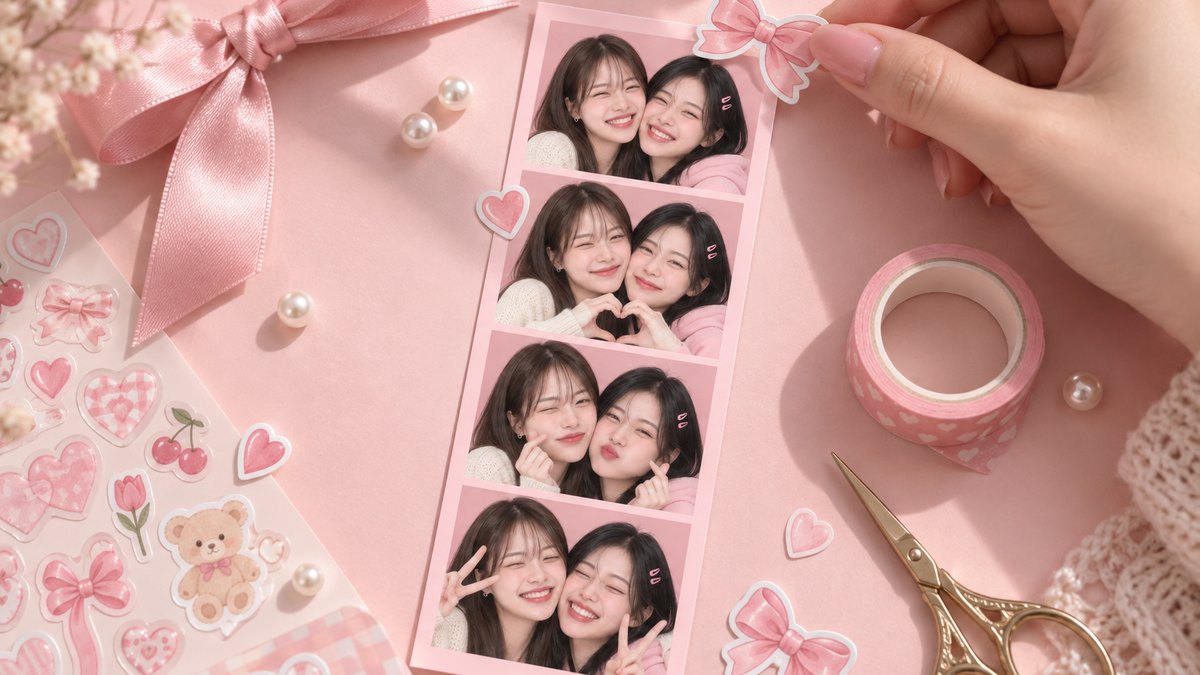 Tự tạo khung photobooth đẹp không đụng hàng ngay trên web